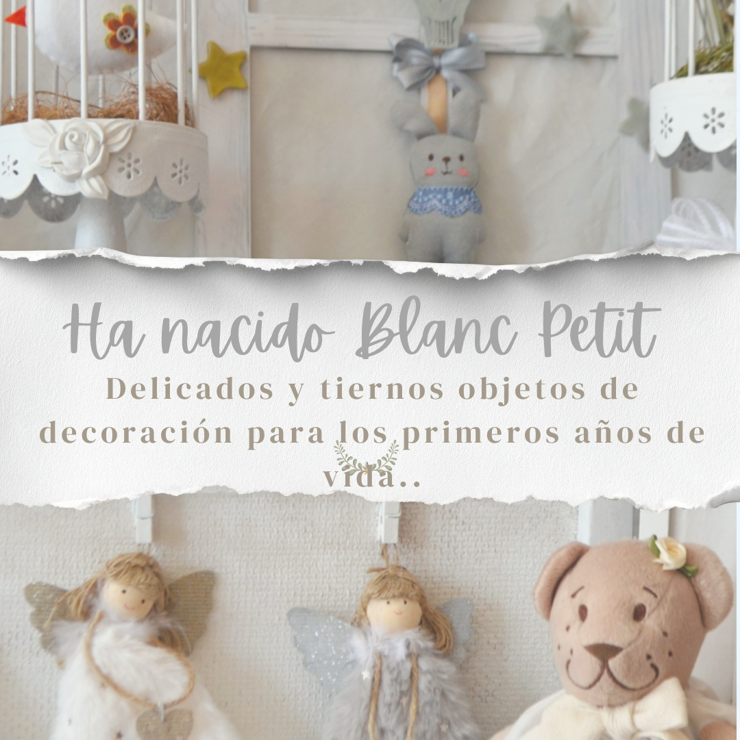 Colección Infantil Blanc Petit: Decoración infantil vintage romántica , regalos para recién nacidos y bautizos