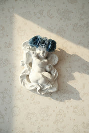 Figura decorativa religiosa Angelito Flautista - Regalo de Bautizo o Primera Comunión