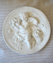 Figuras religiosas decorativas : Juego de 2 angelitos Blanc - Regalo Bautizo y Primera Comunión