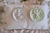 Duo Querubines rosa y beige