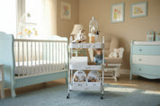 Carrito organizador recién nacidos blanco Lily garden & deco para habitación bebé 