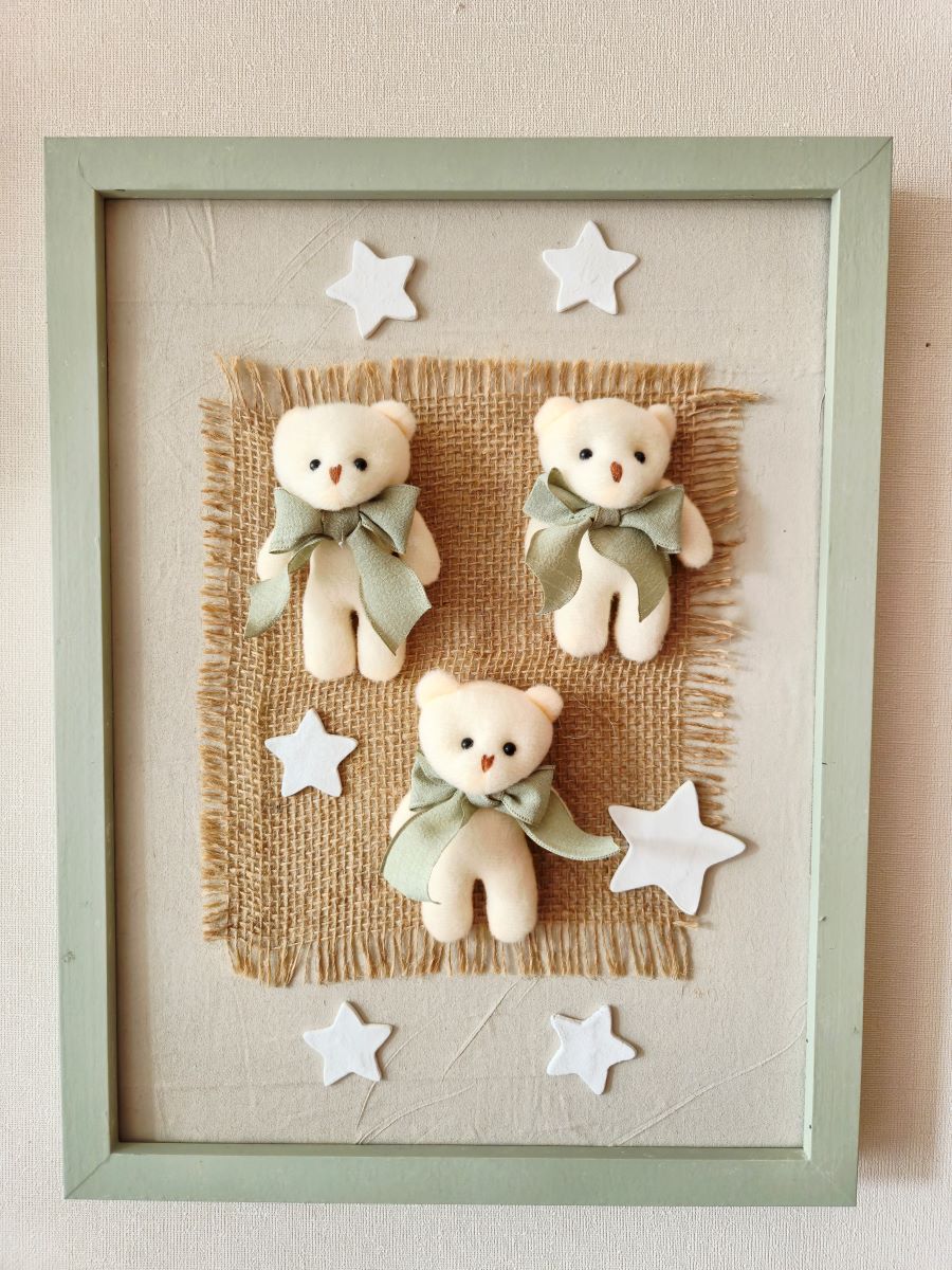 Cuadro decorativo Ositos Blanc Petit