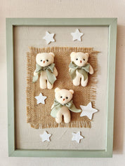 Cuadro decorativo Ositos Blanc Petit