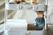 Detalle Carrito organizador recién nacidos blanco Lily Garden & deco para su habitación 