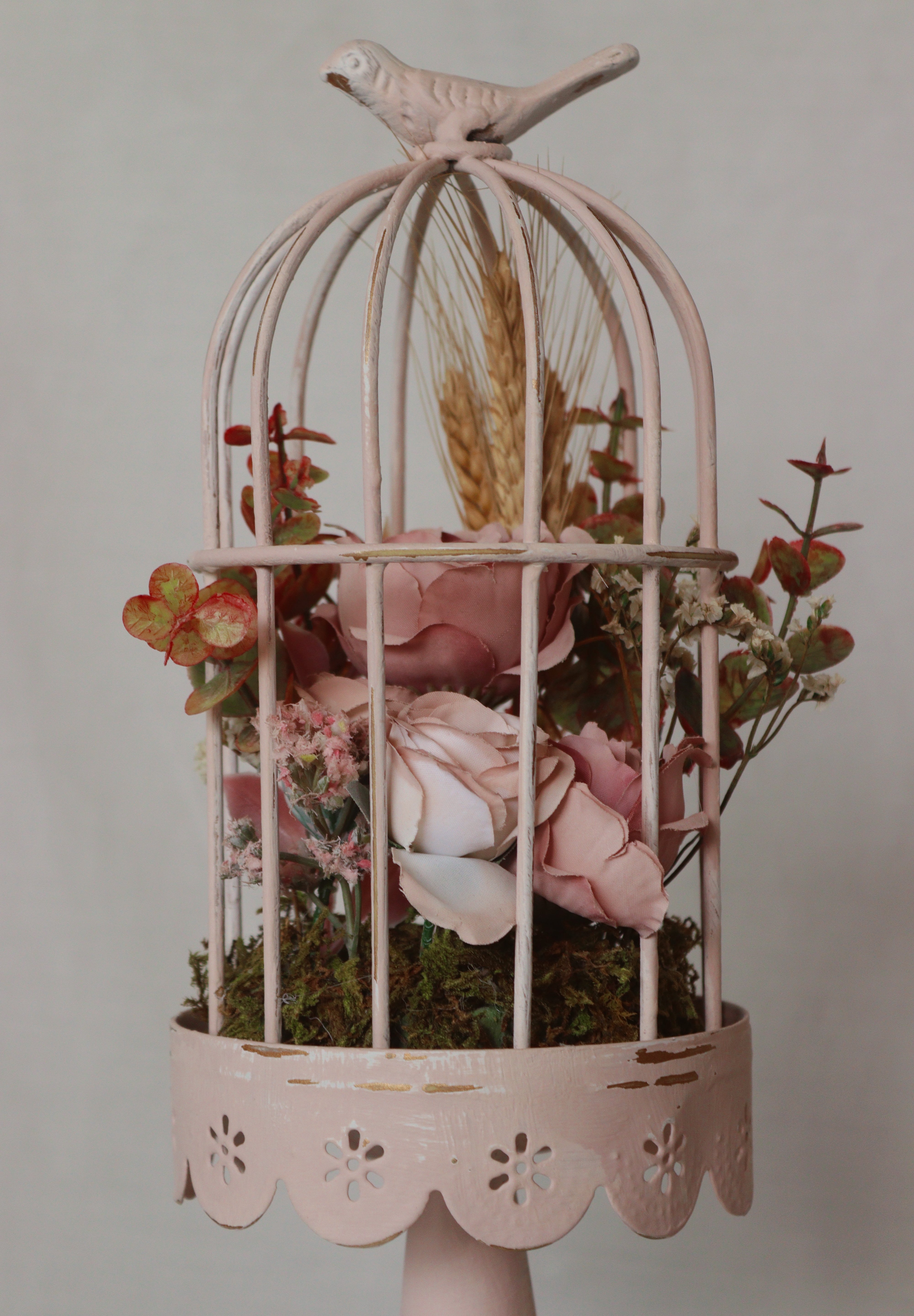 Jaula Romantique rosa pastel