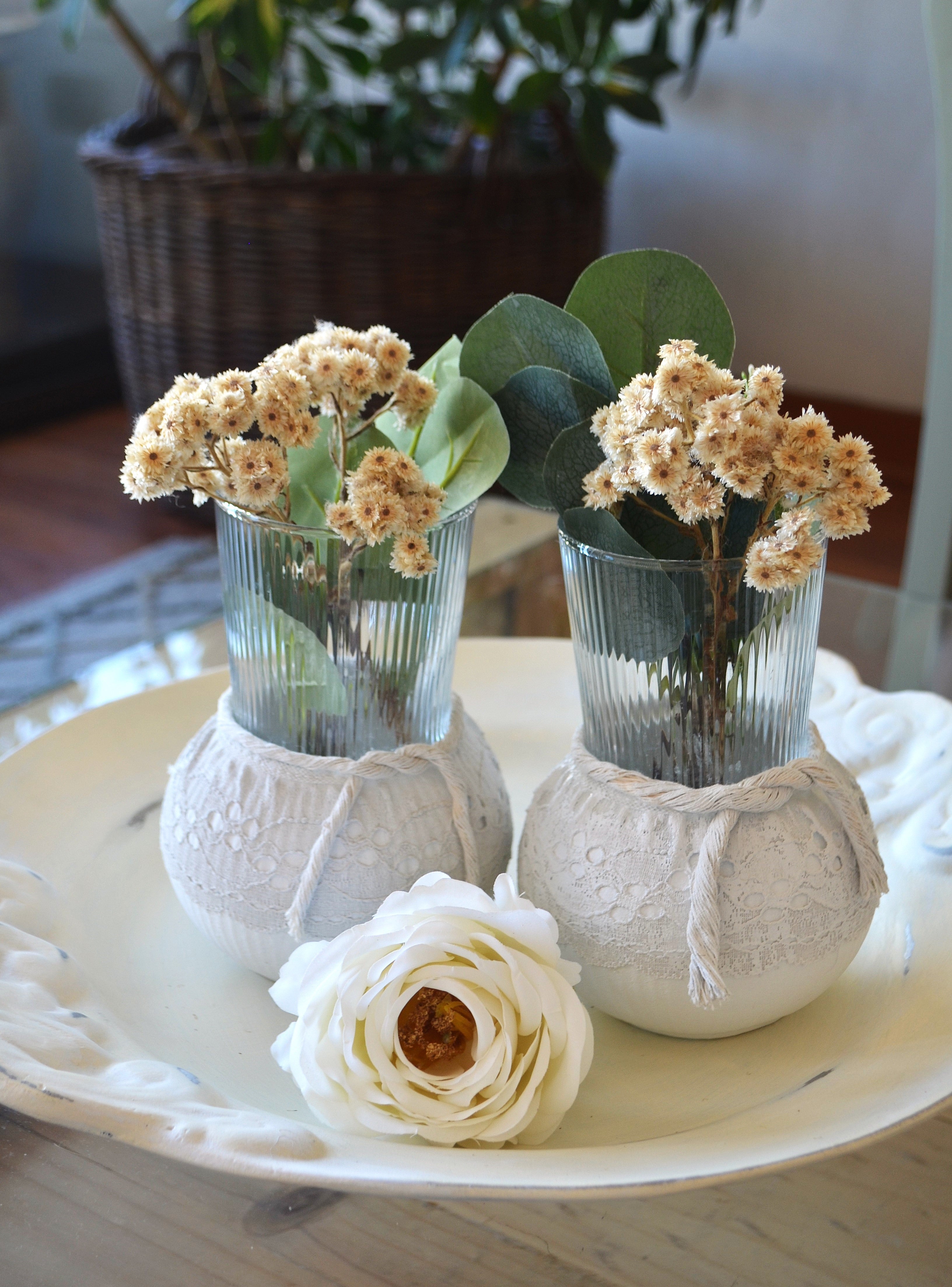 Juego de Floreros Orquidea