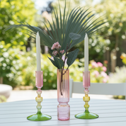 Trio Shabby florero y porta velas